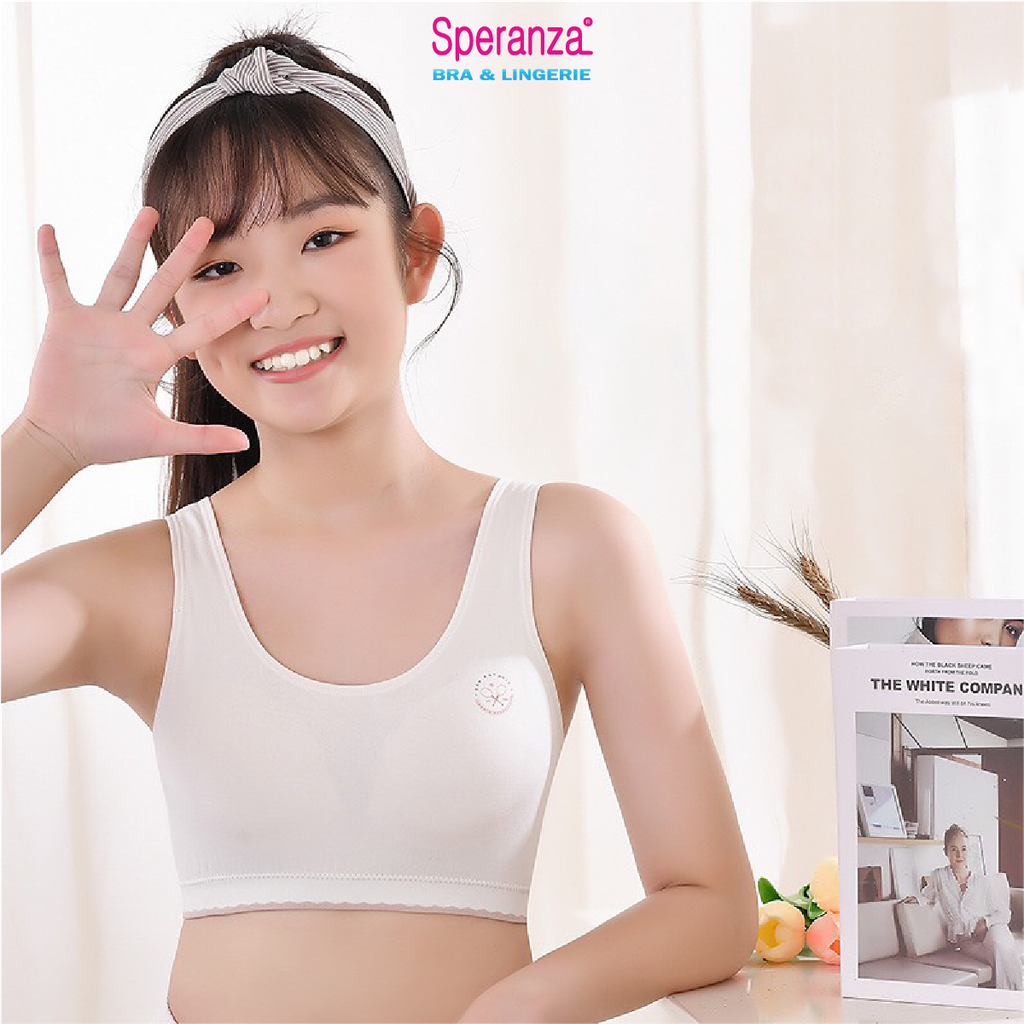 Áo lót học sinh có mút thoáng khí mềm dãn 4 chiều 40-55kg SPAL706SH