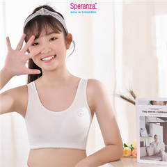 Áo lót học sinh có mút thoáng khí mềm dãn 4 chiều 40-55kg SPAL706SH
