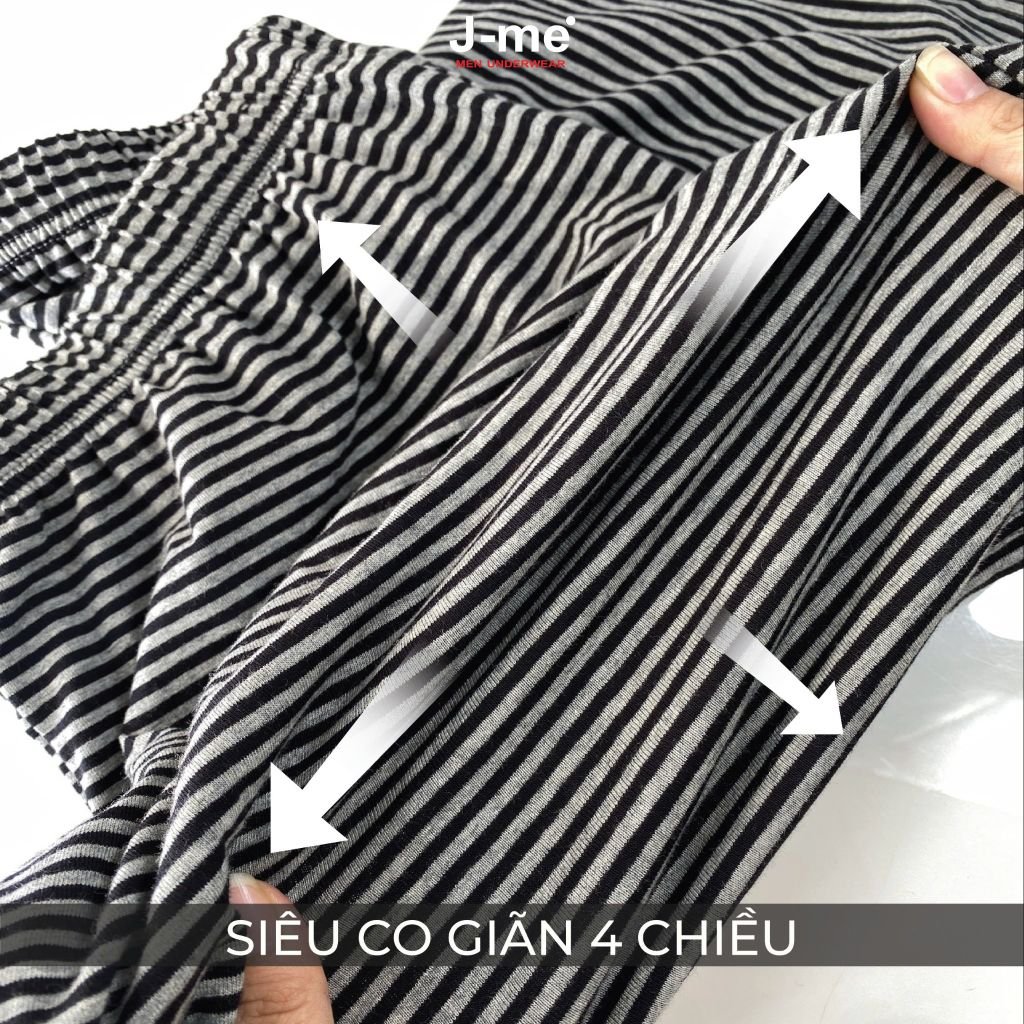 Combo 5 quần đùi nam J-me, vải cotton thun co dãn 4 chiều, mặc ở nhà và mặc ngủ thoải mái - JMB036SH