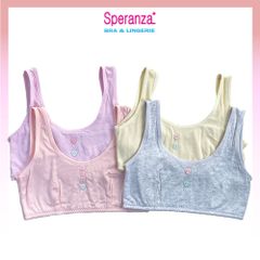 ÁO LÁ DÀNH CHO BÉ GÁI MỚI LỚN VẢI COTTON THOÁNG KHÍ SPERANZA SPAL044SH ( 45kg đổ lại )