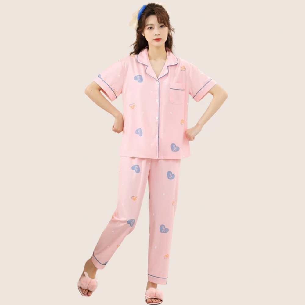 Bộ đồ ngủ ngắn tay Speranza, kết hợp sự thoải mái và thời trang, chất lượng cao SBD788SH