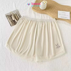 Quần lót nữ dạng short Speranza lụa lạnh freesize 40-65kg có ren mặc váy mặc ngủ dễ thương SPQ0419SH