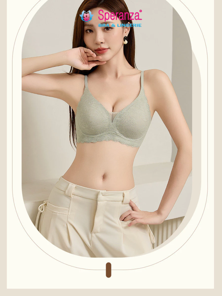 Áo Ngực Không Gọng Speranza Tôn Ngực Nhỏ, Thiết Kế Lưng Đẹp, Gom Ngực, Mặc Êm Mịn Thoáng Khí SPA0022SH