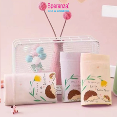 Quần lót bé gái cotton không đường may thoáng mát bé 3-14 tuổi SPQTE806SH