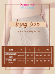 Quần lót định hình bụng Speranza, Giành cho nữ, giúp ôm eo và nâng mông, an toàn - SPQG0039SH