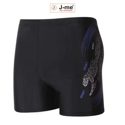 Quần Bơi Nam J-me – Thoải Mái, 60KG đến 75kg, Luyện Tập Bơi, Chất Liệu Polyester Cao Cấp - JMB703SH