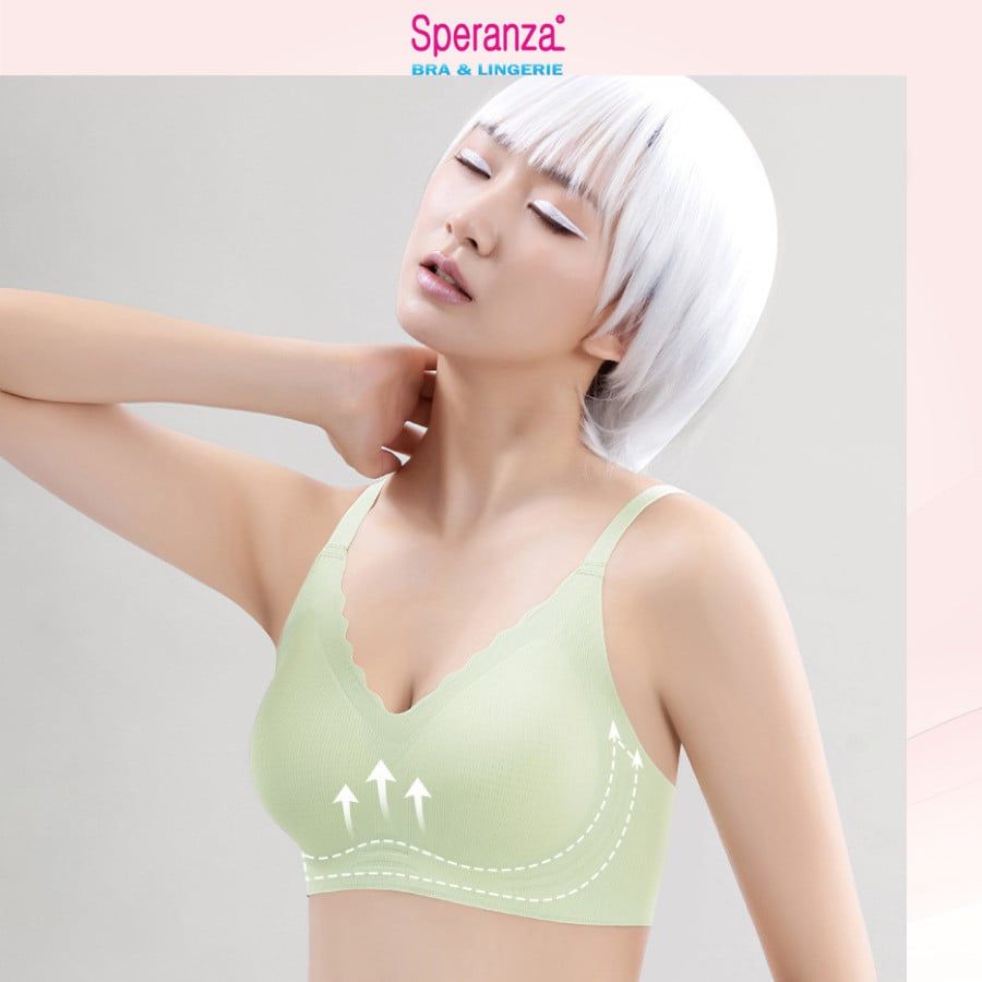 Áo ngực su không gọng mút mỏng vải su mềm mát thoải mái SPA692SH