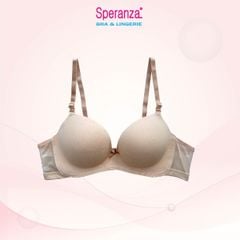 Áo ngực nữ không gọng su mềm đàn hồi đệm bàn tay nâng ngực EAX7184NK