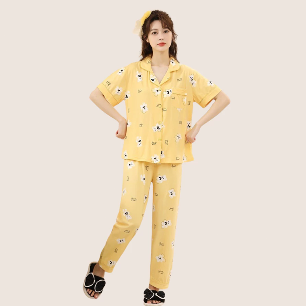 Bộ đồ ngủ ngắn tay Speranza, kết hợp sự thoải mái và thời trang, chất lượng cao SBD788SH