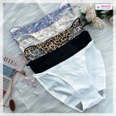 Quần lót nữ họa tiết da beo trơn dây mảnh SPQ666SH