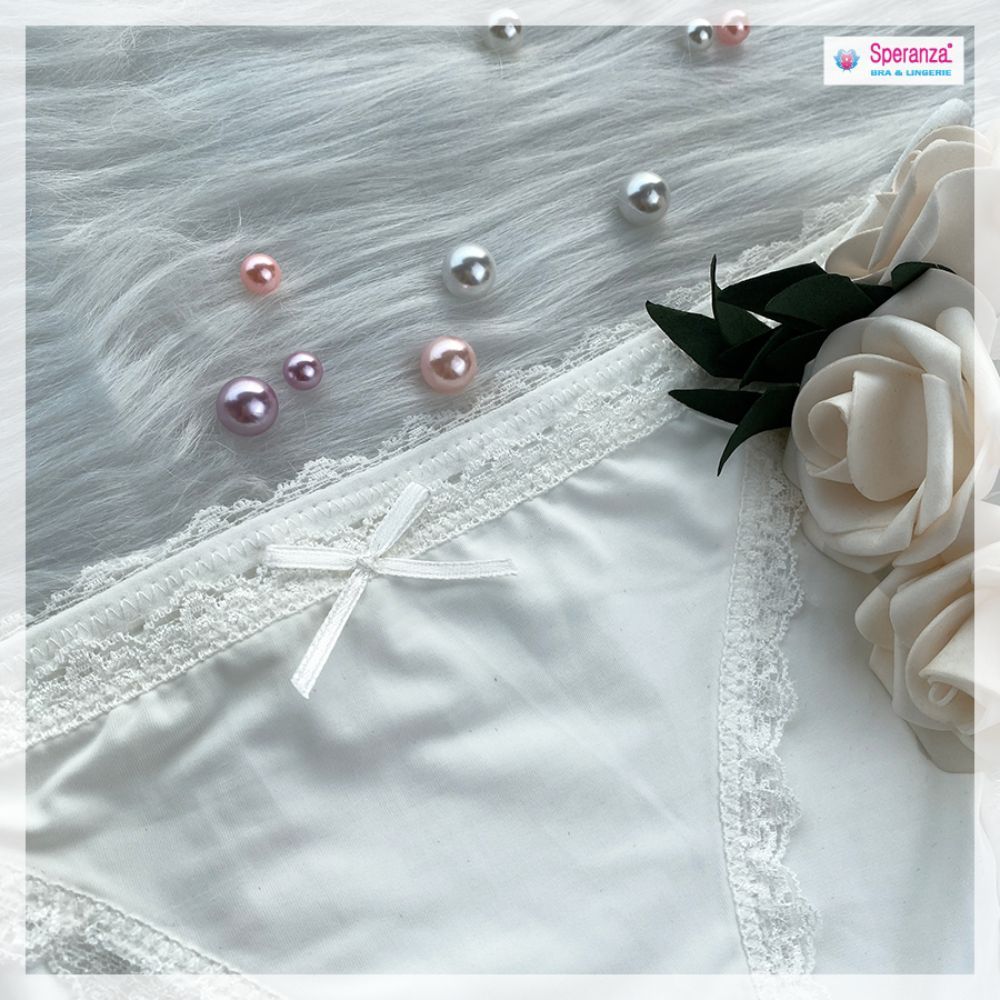 Quần lót nữ cotton dây mảnh viền phối ren sexy SPQ676SH