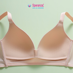 [CÓ SZIE LỚN 40 - 42] Áo Lót Nữ Không Gọng Speranza Chất Cotton Thoải Mái, 3 Hàng Móc Cài SPA9049SH