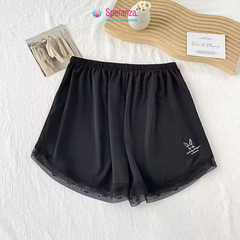 Quần lót nữ dạng short Speranza lụa lạnh freesize 40-65kg có ren mặc váy mặc ngủ dễ thương SPQ0419SH