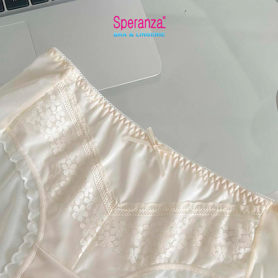 Quần lót nữ ren tạo dáng ngọt ngào cotton ôm mông SPQ878SH
