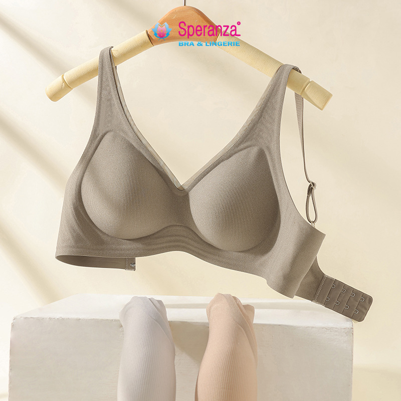 Áo ngực nữ không đường may v-line  mềm gom ngực tạo dáng SPA533SH