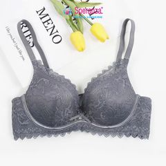 Áo ngực nữ không gọng mút mỏng ren mềm mịn thoải mái SPA7317SH