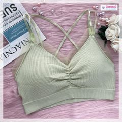 Áo bra viền ren dây chéo có mút sexy hàng cao cấp SPAL1952SH