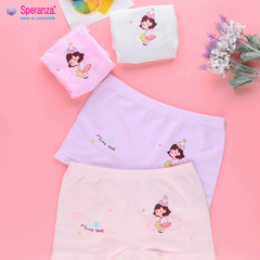 Quần lót bé gái cotton không đường may thoáng mát bé 3-14 tuổi SPQTE806SH