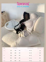 Áo ngực nữ không gọng mút cao su ren nâng ngực nhỏ nhắn lưng đẹp SPA6829SH
