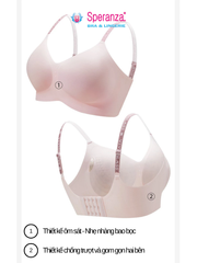 Áo ngực không gọng Speranza nâng ngực tự nhiên Chống chảy xệ Mặc siêu thoáng mát kháng khuẩn an toàn SPA3880SH