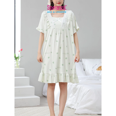 Váy mặc nhà cotton thoáng thoải mái 45-70kg mặc vừa SPD029SH