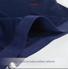 Quần lót Boxer nam J-me, lưng thun 3cm, thoải mái, vải cotton mềm mịn co dãn 4 chiều - JM011SH