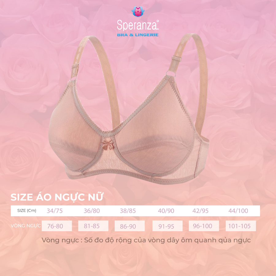 Áo ngực nữ không gọng mút cotton mềm mỏng nhẹ thoải mái SPA2828SH