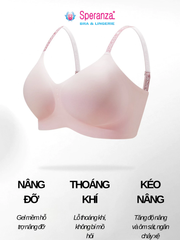 Áo ngực không gọng Speranza nâng ngực tự nhiên Chống chảy xệ Mặc siêu thoáng mát kháng khuẩn an toàn SPA3880SH