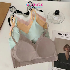 Áo bra nữ không gọng Speranza, kiểu dáng áo 2 dây đeo chéo và chui đầu, mịn màng, mỏng nhẹ - SPAL7094SH