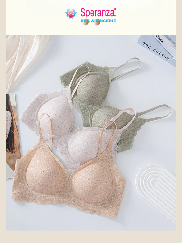 Áo Ngực Không Gọng Speranza Tôn Ngực Nhỏ, Thiết Kế Lưng Đẹp, Gom Ngực, Mặc Êm Mịn Thoáng Khí SPA0022SH