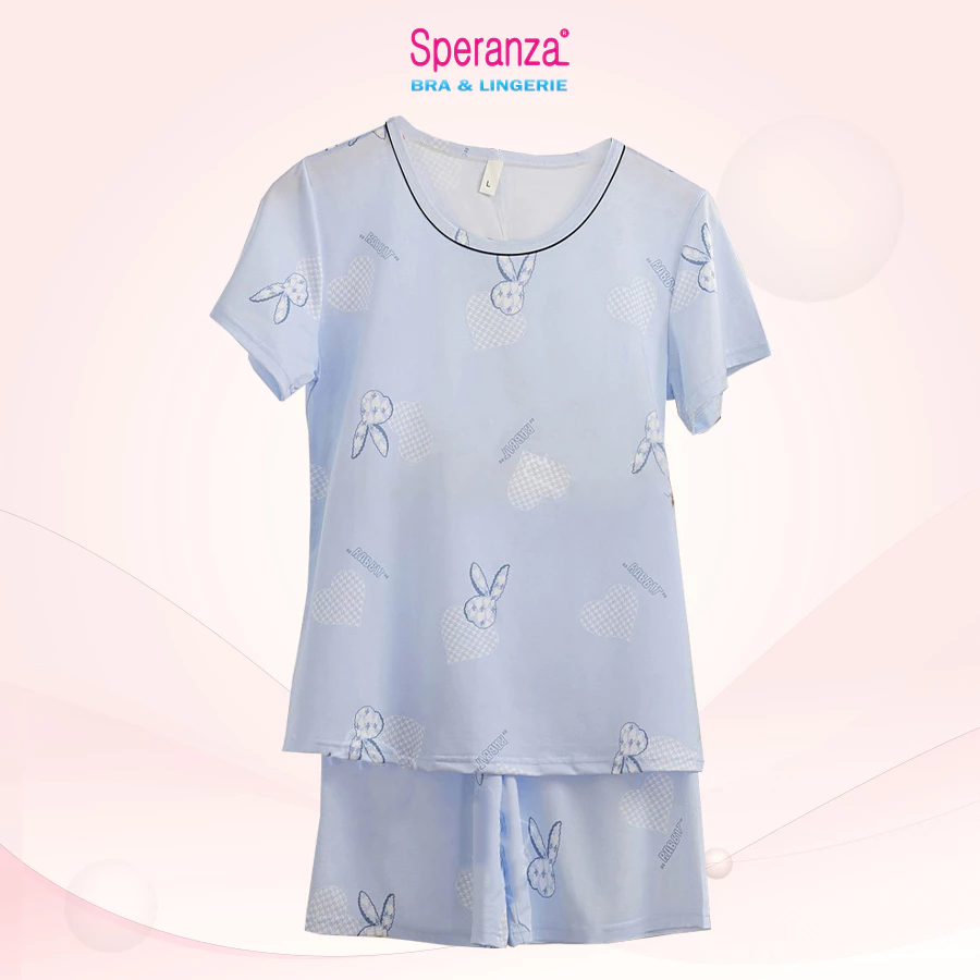 Bộ mặc nhà nữ Speranza, vải cotton cao cấp, họa tiết da dạng xinh xắn trẻ trung - SBD24301SH