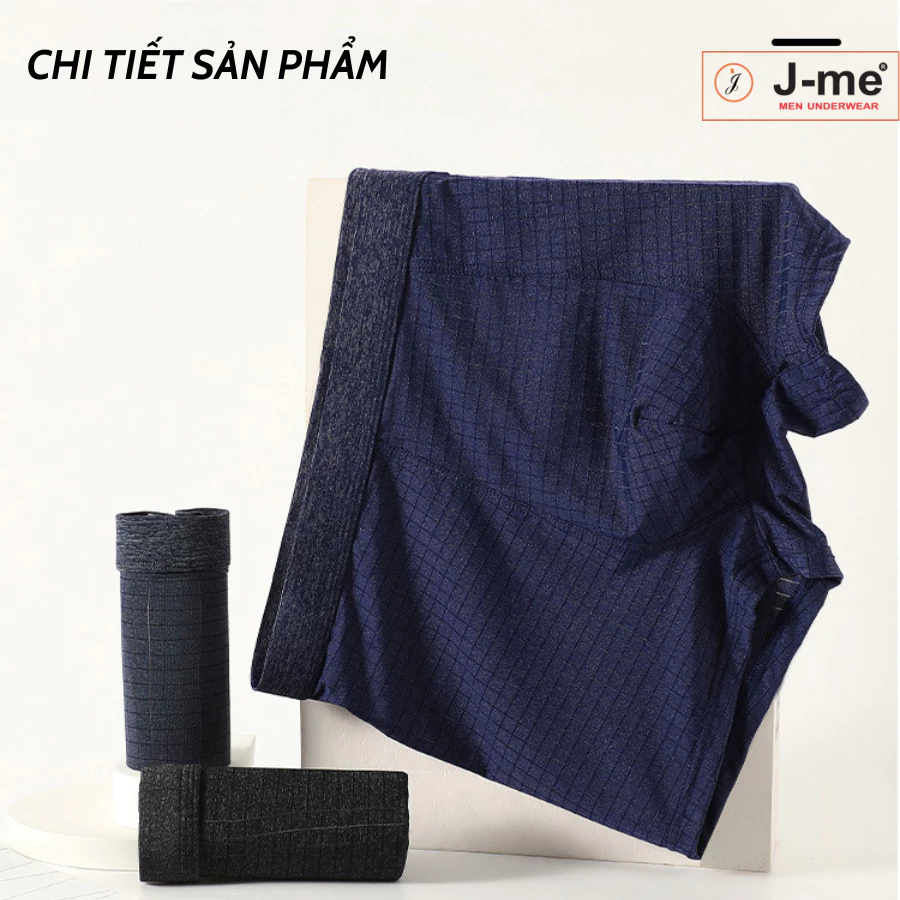 Quần Lót Boxer Nam J-me, Vải Thun Lạnh Co Dãn, Thoáng mát, Thoải Mái, nhanh khô JM405SH