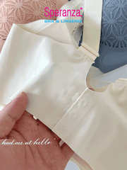 Áo ngực nữ không gọng mút mỏng phối ren mềm tạo nét riêng quyến rũ SPA6851SH