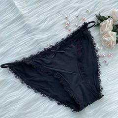 QUẦN LÓT NỮ COTTON DÂY MẢNH VIỀN PHỐI REN SEXY SPQ676SH