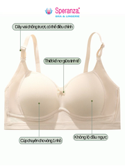 Áo ngực không gọng nữ Speranza nâng ngực tự nhiên, mút mỏng nhẹ, thoáng khí cho ngực nhỏ - SPA1018SH