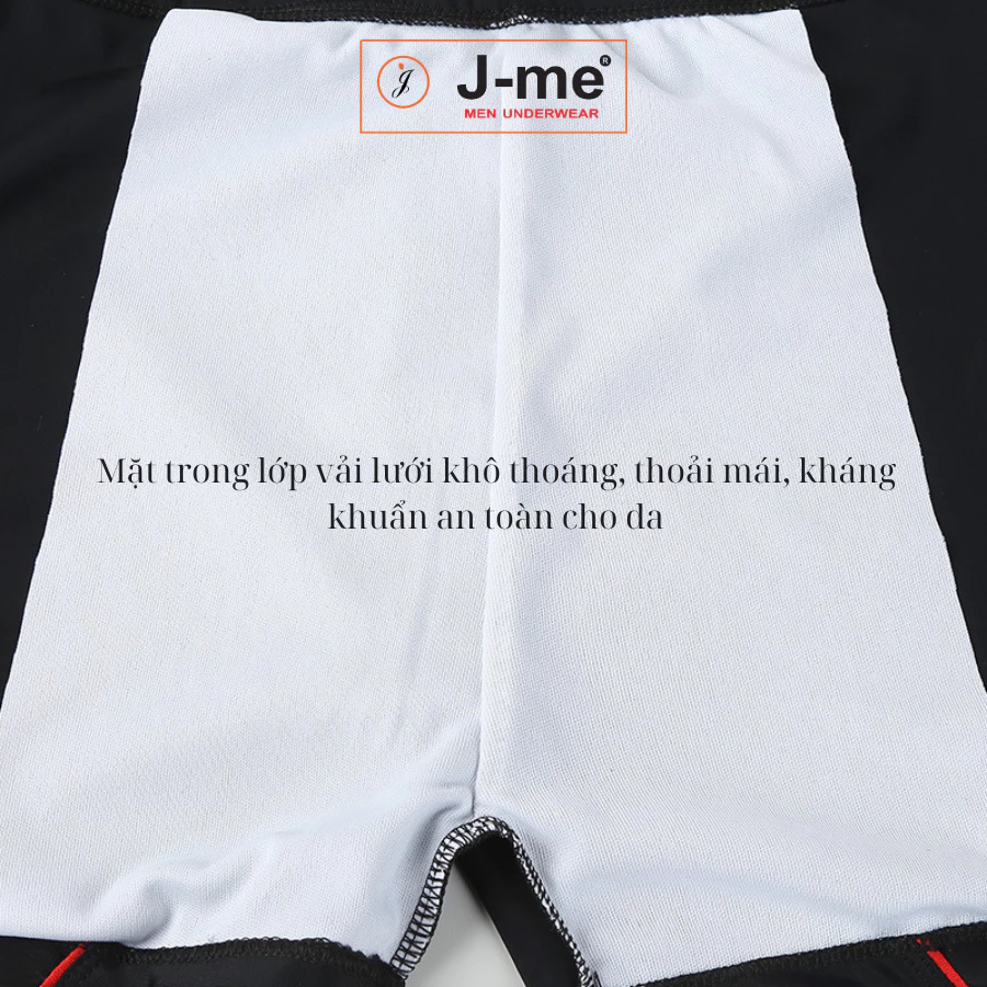 Quần bơi nam J-me, 60kg đến 80kg mặc vừa, co dãn 4 chiều, kiểu dáng thể thao - JMB991SH