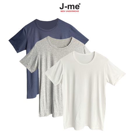 Áo thun cổ tròn J-me, vải bambo chất lượng cao, mềm mại, thoải mái và thoáng khí - JMT126SH