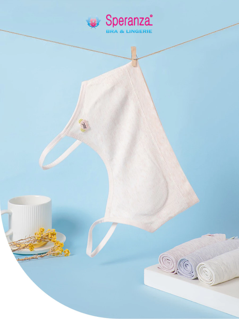 Áo lót 2 dây bé gái Speranza | Áo lót không gọng, mềm mại, thoáng khí, chống lộ, SPAL711SH