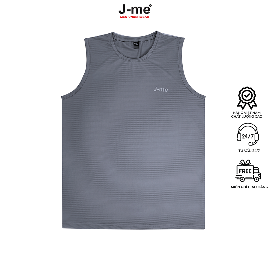 Áo thể thao 3 lỗ nam J-me, chật liệu thun lạnh cao cấp siêu thoáng mát, thoải mái vận động JMT121SH