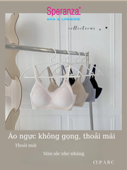 Áo ngực nữ không gọng mút cao su ren nâng ngực nhỏ nhắn lưng đẹp SPA6829SH