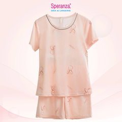 Bộ mặc nhà nữ Speranza, vải cotton cao cấp, họa tiết da dạng xinh xắn trẻ trung - SBD24301SH