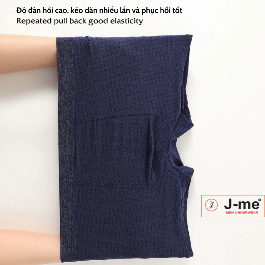 Quần Lót Boxer Nam J-me, Vải Thun Lạnh Co Dãn, Thoáng mát, Thoải Mái, nhanh khô JM405SH
