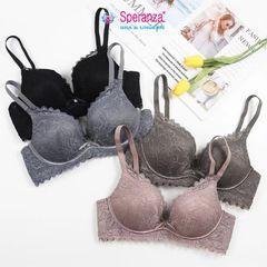 Áo ngực nữ không gọng mút mỏng ren mềm mịn thoải mái SPA7317SH