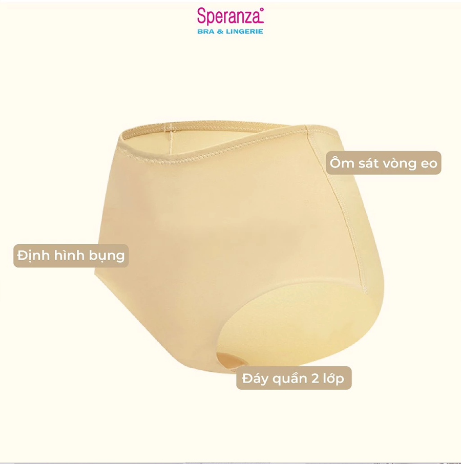 Quần Lót định hình eo Speranza mềm mại và thoải mái màu trơn thường ngày cho nữ - SPQG5616SH