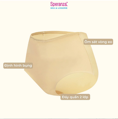Quần Lót định hình eo Speranza mềm mại và thoải mái màu trơn thường ngày cho nữ - SPQG5616SH
