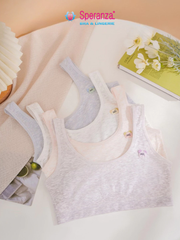 Áo lót bé gái Speranza | Áo vest trẻ em mềm mại, thoáng khí, chống lộ, co giãn 4 chiều - SPAL0712SH