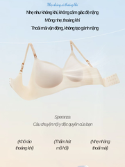 Áo ngực không gọng Speranza nâng ngực tự nhiên Chống chảy xệ Mặc siêu thoáng mát kháng khuẩn an toàn SPA3880SH