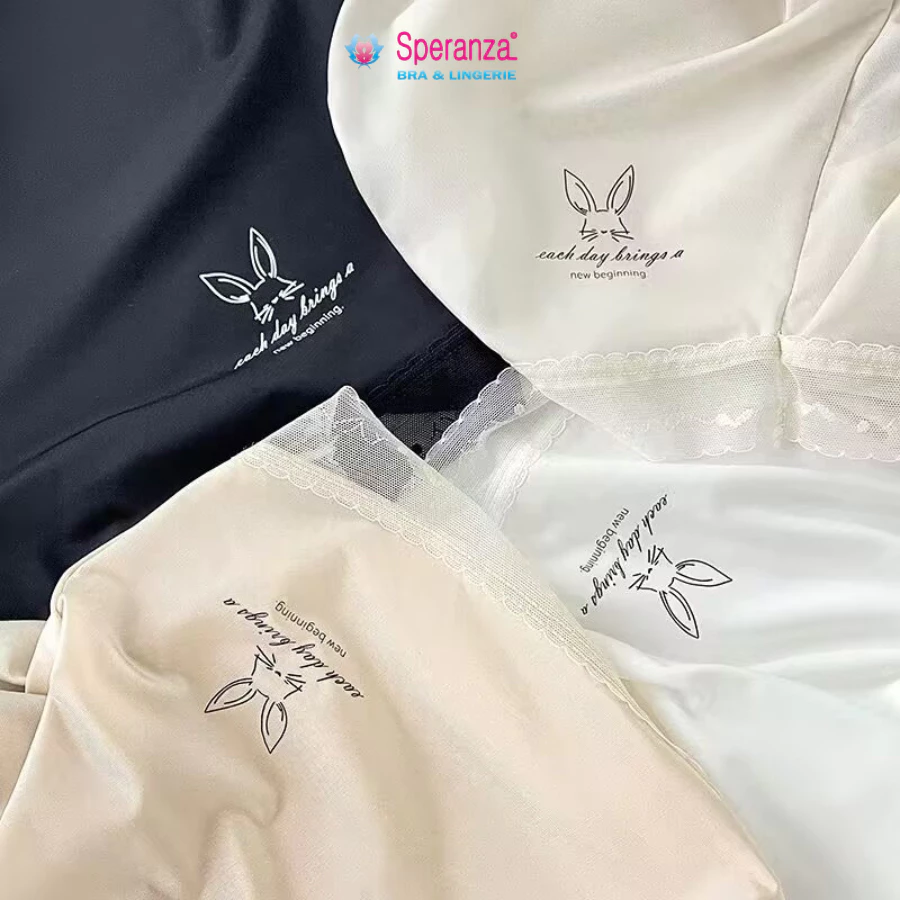 Quần lót nữ dạng short Speranza lụa lạnh freesize 40-65kg có ren mặc váy mặc ngủ dễ thương SPQ0419SH