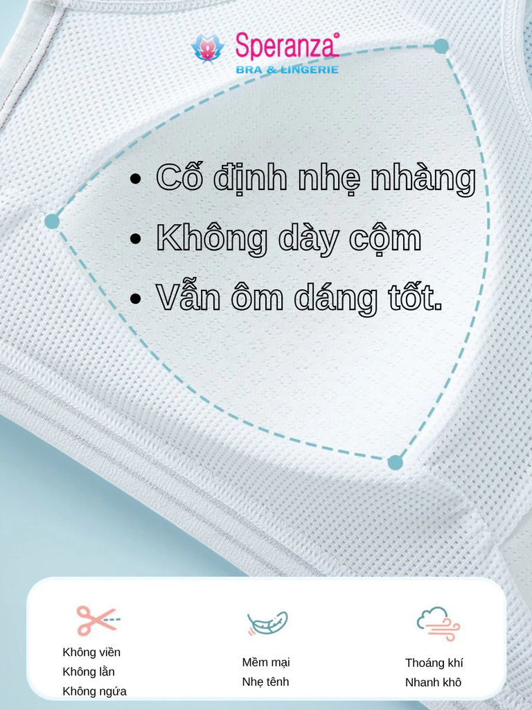 Áo Lót Bé Gái Speranza Siêu Nhẹ, Thoáng Khí, Không Tuột Vai, Thiết Kế Thể Thao – SPAL0107SH