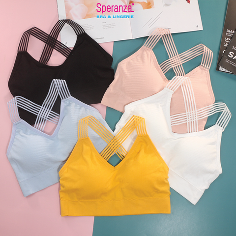 Áo thể thao chạy bộ Speranza, vải thun co dãn 4 chiều, có đệm ngực mềm mại thoải mái - SPAT331SH